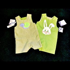 New with tags Bailey Boys Reversible Jon Jon 6 mth